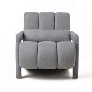 Maliang Modern Upholstered Accent Chair with Back Pillow - 1 of 4