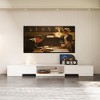 Famapy Modern Design TV Control Center Extendable Entertainment Center White - 4 of 4