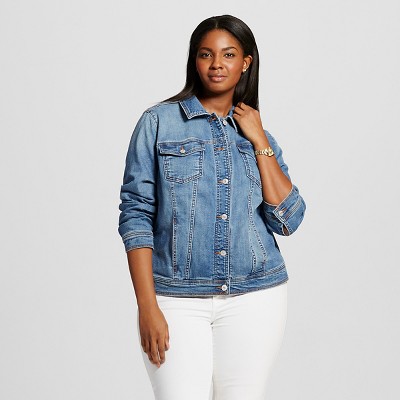 target denim jacket plus size