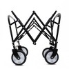 NAYSAYE Wagons Collapsible Utility Cart with Dual Layer Storage for Outdoor Activities, Black, 25.98"*17.32"*37.4" - 4 of 4