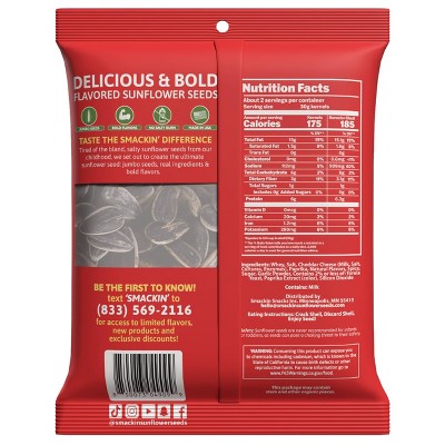 SMACKIN' Cheeseburger Sunflower Seeds - 4oz