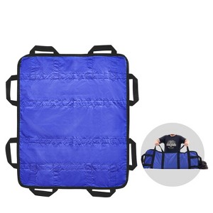 VEVOR Positioning Bed Pad with 8 Reinforced Handles, 48" x 40" Lifting, Turning, Repositioning, Patient Transfer Sheet Washable, Purple - 1 of 4