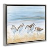 Stupell Industries Summer Sandpipers on Shore Black Floater Framed Canvas Wall Art - 3 of 4