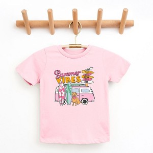 The Juniper Shop Summer Vibes Dog Toddler Short Sleeve Tee - 1 of 2