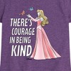 Girls' - Disney - Courage In Being Kind Fitted Short Sleeve Graphic T-Shirt - 2 of 4