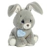 Aurora Small Floppy Bunny Grey Precious Moments Inspirational Stuffed Animal Gray 9" - 2 of 4