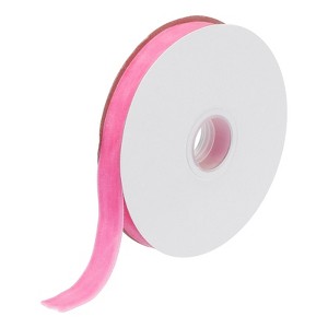 Unique Bargains Soft Single Face Spool Silky Velvet Ribbon for Bouquets DIY Crafts - 1 of 3