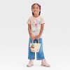 Toddler Girls' Flowers Graphic T-Shirt - Cat & Jack™ Light Peach - 4 of 4