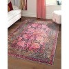 Unique Loom Mangata Mona Floral Washable Indoor Flatweave Woven Area Rug - 3 of 4