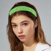 Unique Bargains Women's Bling Rhinestone Padded Hairband Faux Crystal Hair Accessories 1.18 Inch Wide 1 Pc - 3 of 4