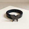 Anna-Kaci Women's Butterfly Buckle Belt with Textured Strap and Metal Detailing 40.5x2 in - 4 of 4