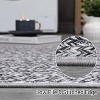 Modern Hallway Runner Rug, Washable Non-Slip Low Pile Carpet, Soft Stain-Resistant Faux Wool Rug for Kitchen, Bedroom - 3 of 4