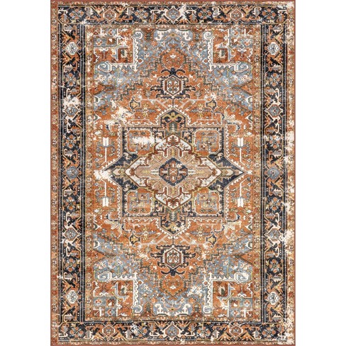 Turkish Kilim Carpet 5x8', Greenish Pattern