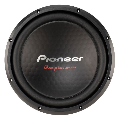 Pioneer® Champion Series TS-A301S4 12-In. 1,600-Watt-Max 4-Ohm Single-Voice-Coil Component Subwoofer in Black - image 1 of 4