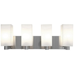 Access Lighting Archi 4 - Light Vanity in  Brushed Steel - 1 of 2