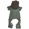 Pet Life (R) Active 'Embarker' Heathered Performance 4-Way Stretch Two-Toned Full Body Warm Up - 4 of 4