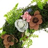 18" Artificial Floral Assortment Spring Wreath - National Tree Company - 3 of 3