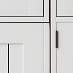 white + walnut