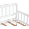 PAGED Twin Size Daybed Modern Pine Bed Frame with 2 Storage Drawers and Bedside Guardrail for Bedroom and Living Room - 3 of 4