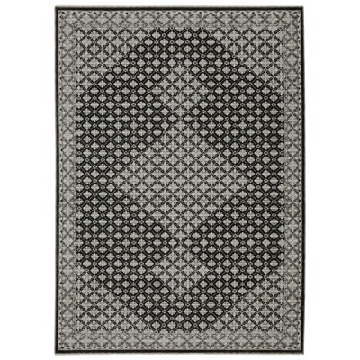 Oriental Weavers Chamberlain CH04A Black/ Grey Indoor Area Rug - 3'3" x 5'
