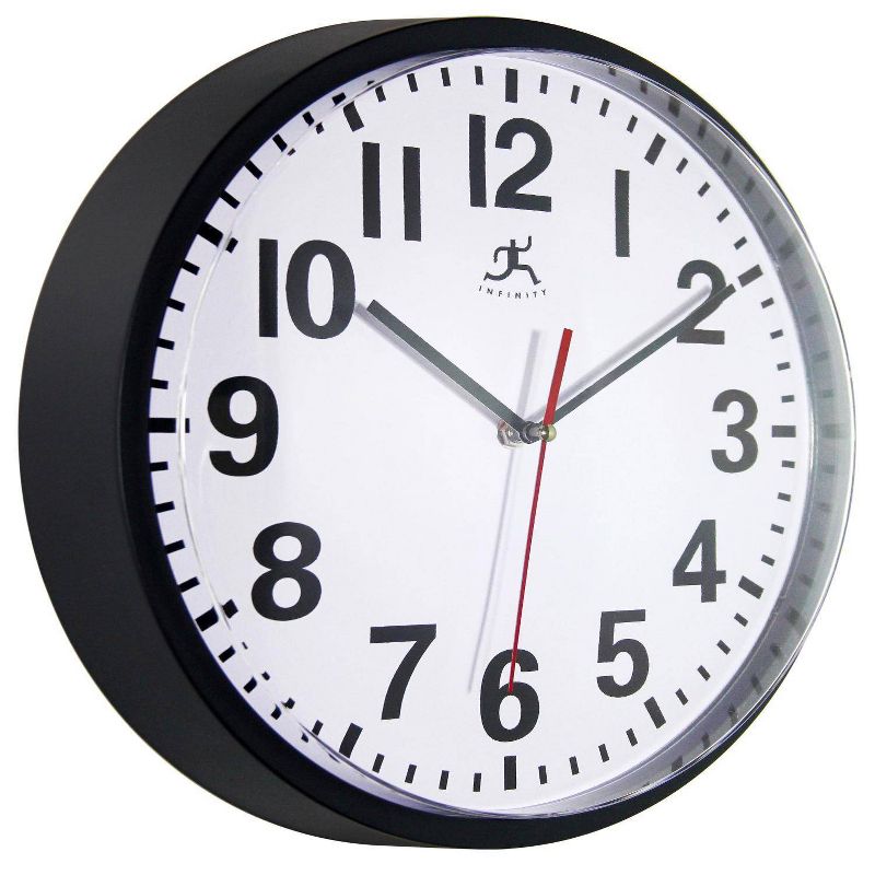 13&#34; Pure Wall Clock Black - Infinity Instruments, 5 of 8