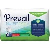 Prevail Nu-Fit Unisex Adult Incontinence Briefs, Refastenable Tabs, Maximum Absorbency - 2 of 4