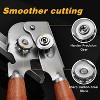 Manual Can Opener with Solid Wood Handle, Sharp Smooth Edge Blade - 2 of 4