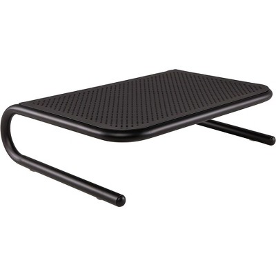 Staples Standard Steel Monitor Stand Black 643687