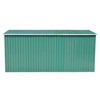vidaXL Metal Garden Shed, Galvanized Steel Construction with Powder-Coated Finish, Outdoor Storage House, Sliding Doors, Green, 101.2"x154.3"x71.3" - 3 of 4