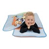 NoJo Bluey For Real Life Toddler Nap Mat - Includes Attached Pillow and Fleece Blanket - 3 of 4