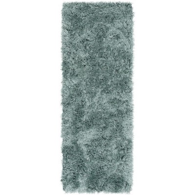 Well Woven Chie Kuki Collection Ultra Soft Two-Tone Long Floppy Pile Area Rug