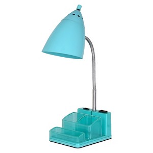 Organizer Task Lamp Turquoise Includes Energy Efficient Light Bulb (Lamp Only) - Room Essentials