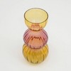 AZL1 Life Concept Decorative Vases, Artistic Mouth-Blown Glass Vase for Modern Living Room and Tabletop Centerpiece, Orange, 6.5"*6.5"*14" - 2 of 4