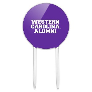 Western Carolina Alumni Acrylic Cake Topper Party Decoration for Wedding Anniversary Birthday Graduation - 1 of 4