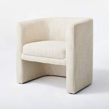 Vernon Accent Chair Tan Striped - Threshold™ designed with Studio McGee