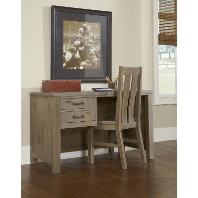 Highlands Desk with Chair Driftwood - Hillsdale Furniture