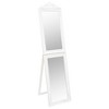 vidaXL Free-Standing Mirror White 19.7 in.x78.7 in. - 2 of 4