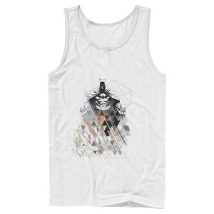 Men's Batman Shadow Figure Geometric Tank Top - 1 of 4