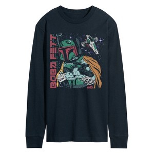 Men's - Star Wars - Boba Fett Long Sleeve Graphic T-Shirt - 1 of 3