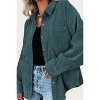 Women's OVERSIZED CORDUROY SHIRT JACKET - Melody Fashion - 3 of 3