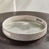 Plum & Post Burma Rattan Round Serving Tray Large - 2 of 4