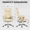 Office Chair,High Back Executive Office Chair With Footrest,Ergonomic Reclining Chair,Large Leather Office Chair For Home Office-Cuddlewood - 4 of 4