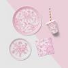 Pink Toile Cocktail Napkins (25 per pack) - image 4 of 4