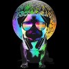 Men's Design By Humans Disco Pug By clingcling Tank Top - 2 of 4