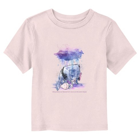 Winnie the Pooh Eeyore Watercolor Rain T-Shirt - image 1 of 3