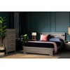 HomeStock Headboard with Shelf-Full/Queen-Gray Maple with Storage Shelf - 4 of 4