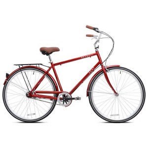 Kent Retro 700c/29'' Hybrid Bike - Red - 1 of 4