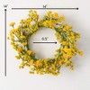 Sullivans Yellow Wildflower Wreath - 3 of 3
