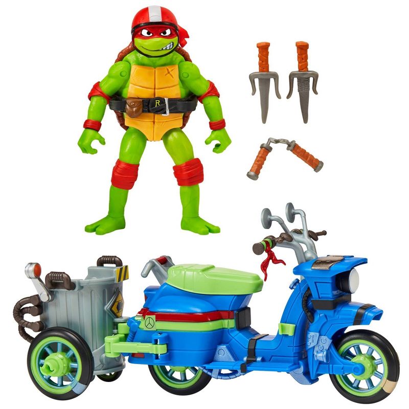 Teenage Mutant Ninja Turtles: Mutant Mayhem Battle Cycle with Raphael Action Figure Set - 2pk, 1 of 8