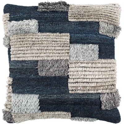 Mark & Day Munster Modern Dark Blue Throw Pillow